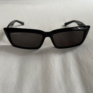 BALENCIAGA Rectangular Tip Sunglasses